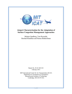 Airport Characterization for the Adaptation of Surface Congestion Management Approaches