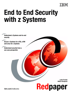 End to End Security with z Systems Front cover