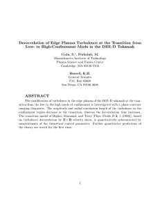 Decorrelation of Edge Plasma Turbulence at the Transition from