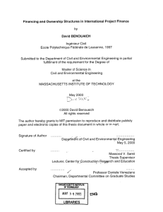 Financing  and  Ownership  Structures  in ... by David  BENOUAICH Ingenieur