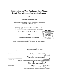 Prototyping for User  Feedback: How  Visual James Loren Christian by