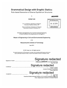 Grammatical  Design  with  Graphic Statics: