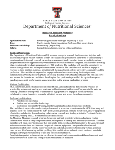 Research Assistant Professor Faculty Position