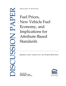 ION PAPER Fuel Prices, New Vehicle Fuel