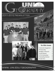 2011-2012 Newsletter In this issue