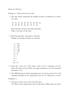 Exam # 2 Review §Chapter 2. (From Section 2.5 only)