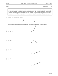 Quiz 6 Math 1320 - Engineering Calculus II March 6, 2014 Name: