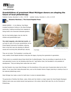Grandchildren of prominent West Michigan donors are shaping the By