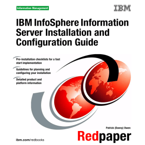IBM InfoSphere Information Server Installation and Configuration Guide Front cover