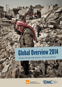 Global Overview 2014 People internally displaced by conflict and violence