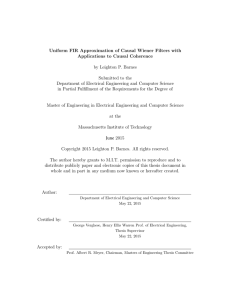 Uniform FIR Approximation of Causal Wiener Filters with