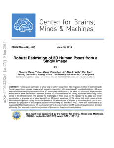 Robust Estimation of 3D Human Poses from a Single Image by