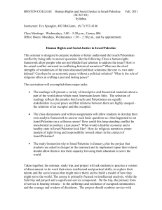 BOSTON COLLEGE    Human Rights and Social Justice... (SC367.01) Syllabus