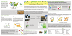 USDA Forest Service The Northern Global Change Research Program