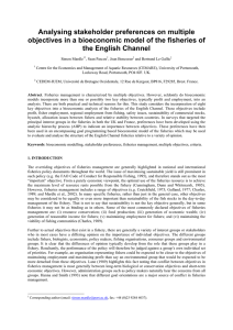 Analysing stakeholder preferences on multiple the English Channel