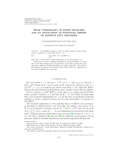PROCEEDINGS OF THE AMERICAN MATHEMATICAL SOCIETY Volume 131, Number 8, Pages 2611–2616