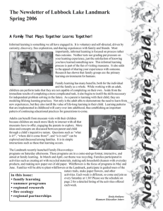 The Newsletter of Lubbock Lake Landmark Spring 2006