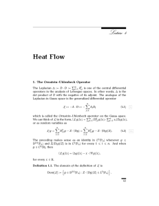 Heat Flow 1. The Ornstein–Uhlenbeck Operator