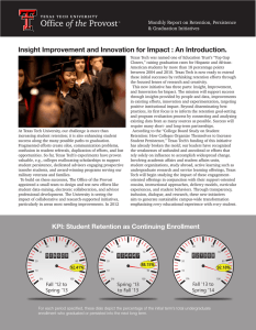 Insight Improvement and Innovation for Impact : An Introduction.