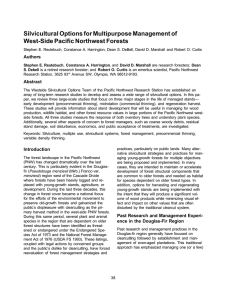 Silvicultural Options for Multipurpose Management of West-Side Pacific Northwest Forests