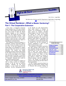 Newsletter High on the Desert The Virtual Gardener—What