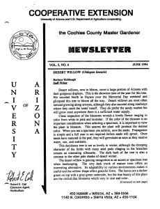 COOPERATIVE EXTENSION OF 2 NEWSLETTER