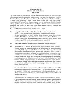 Texas Tech University Minutes-- #207 Faculty Senate May 10,2000