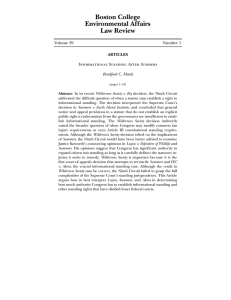Boston College Environmental Affairs Law Review Volume 39