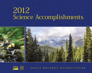 2012 Science Accomplishments