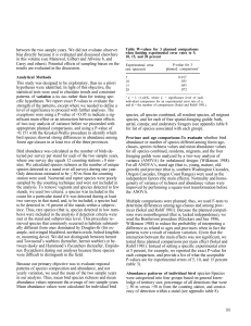 between the two sample years. We did not evaluate observer