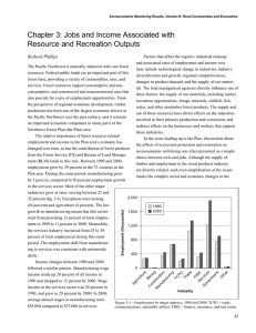Chapter 3: Jobs and Income Associated with Resource and Recreation Outputs