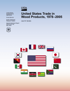 United States Trade in Wood Products, 1978–2005 Jean M. Daniels