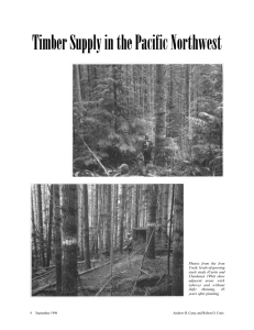 Timber Supply in the Pacific Northwest