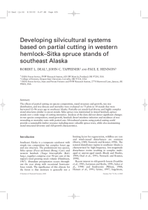 Developing silvicultural systems based on partial cutting in western southeast Alaska