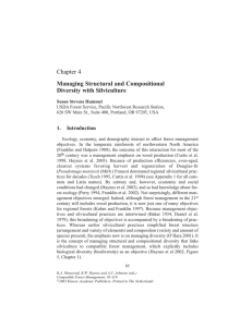 Chapter 4 Managing Structural and Compositional Diversity with Silviculture
