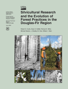 lvicultural Research Si and the Evolution of Forest Practices in the