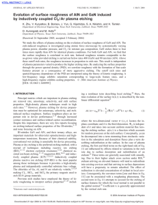 Evolution of surface roughness of AlN and GaN induced Õ