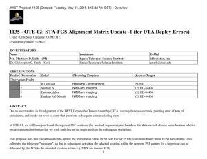 1135 - OTE-02: STA-FGS Alignment Matrix Update -1 (for DTA...