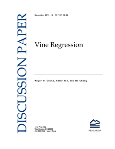 DISCUSSION PAPER Vine Regression