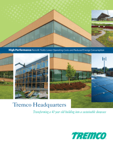 Tremco Headquarters High Performance