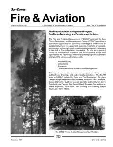 Fire &amp; Aviation San Dimas The Fire and Aviation Management Program