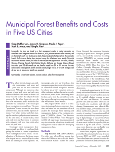 Municipal Forest Benefits and Costs in Five US Cities