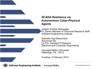 SCADA Resilience via Autonomous Cyber-Physical Agents