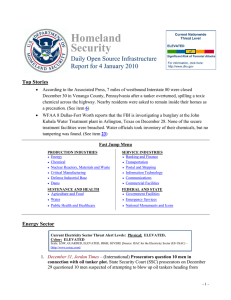 Homeland Security Daily Open Source Infrastructure Report for 4 January 2010