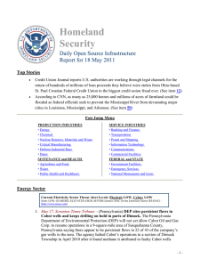 Homeland Security Daily Open Source Infrastructure Report for 18 May 2011