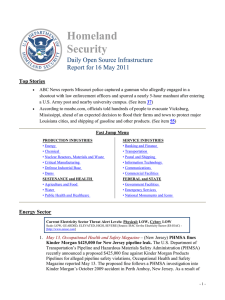 Homeland Security Daily Open Source Infrastructure Report for 16 May 2011