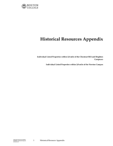 Historical Resources Appendix