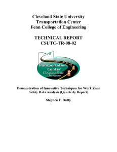 Cleveland State University Transportation Center Fenn College of Engineering