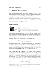 2.5 Linear Applications