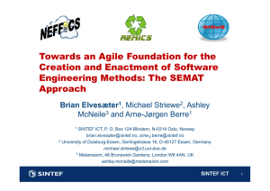 Towards an Agile Foundation for the Creation and Enactment of Software Approach